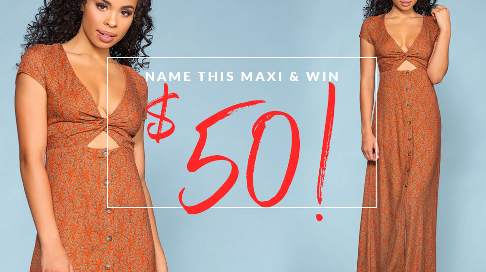 Name This Dress & Win A $50 Gift Card! (Closed!)