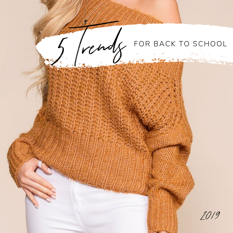 5 Trends for Back to School 2019 | Priceless
