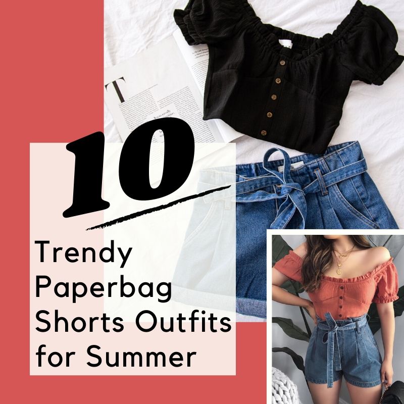 paperbag shorts outfit