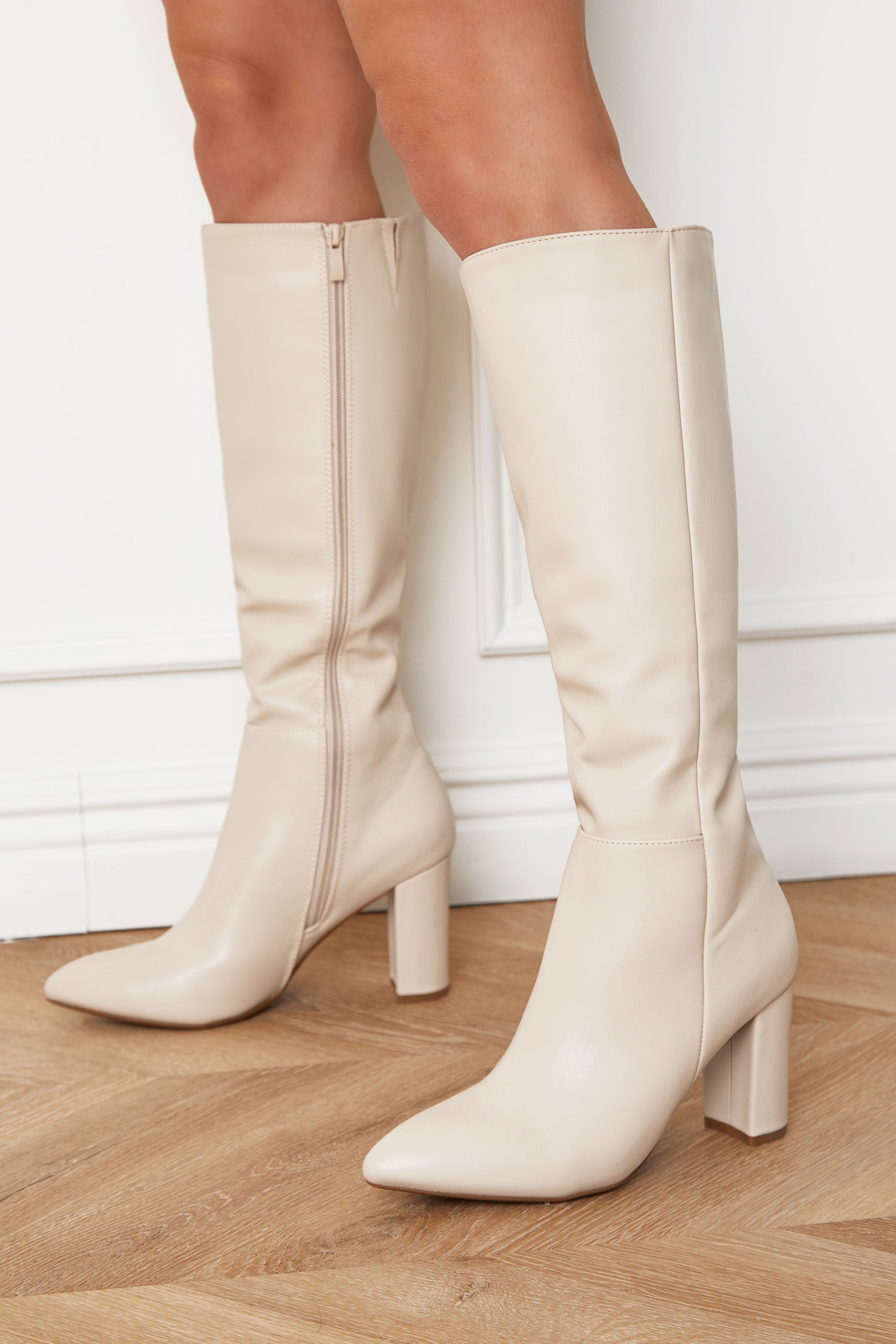 Jessica Ivory Boots by Priceless