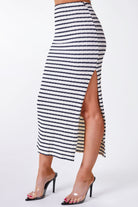 Stripe Top and Skirt Set