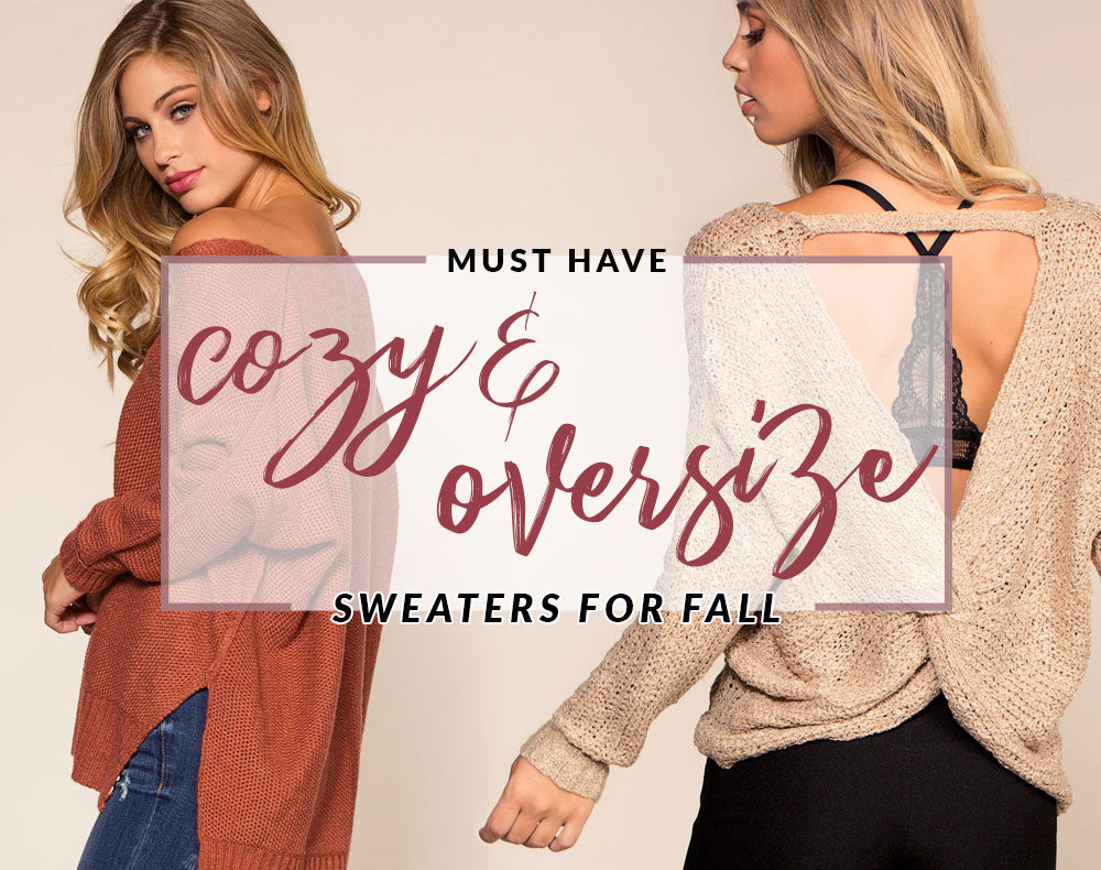 Must Have Cozy & Oversized Sweaters For Fall
