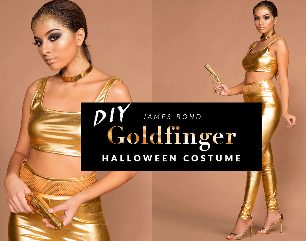 DIY James Bond Goldfinger Halloween Costume!