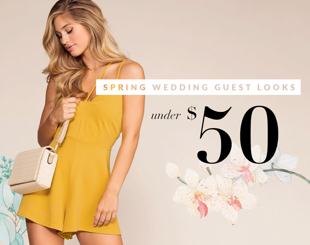 8 Spring Wedding Guest Looks Under $50 8 Spring Wedding Guest Looks Under $50