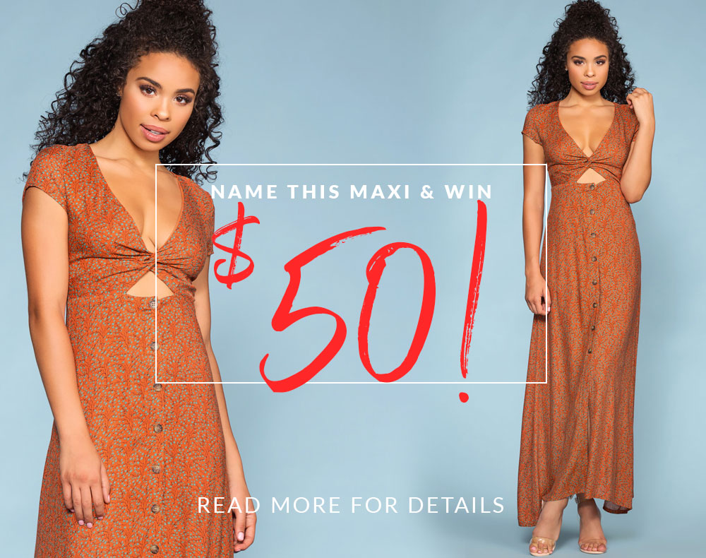 Name This Dress & Win A $50 Gift Card! (Closed!)