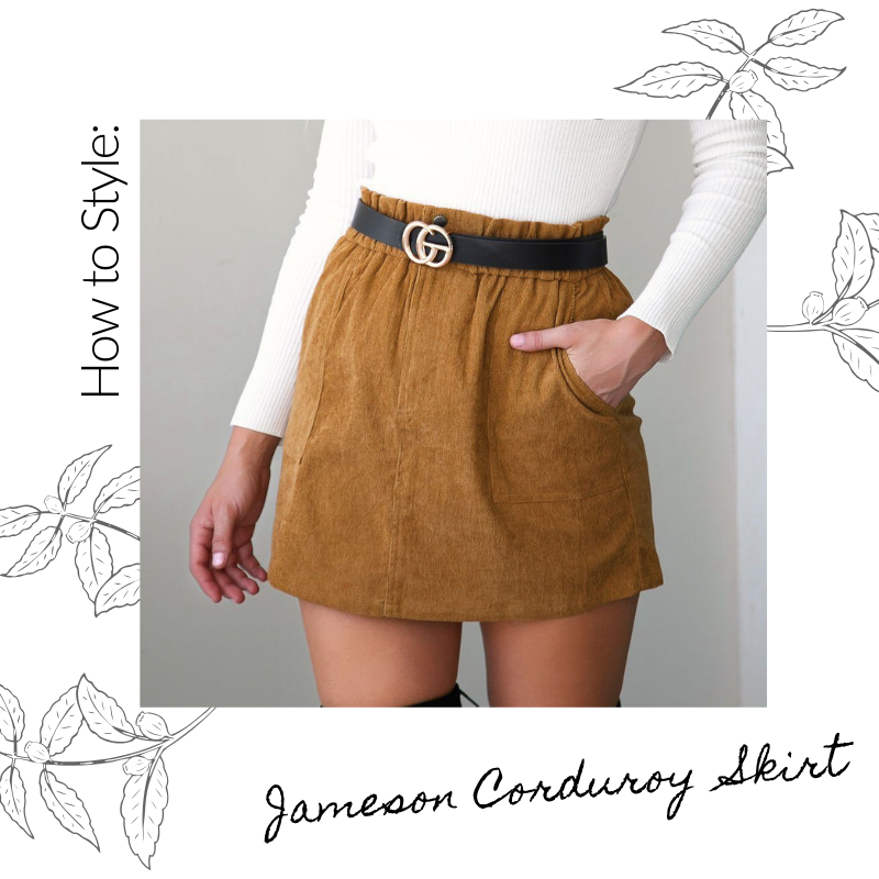 How To Style the Jameson Corduroy Skirt | Priceless