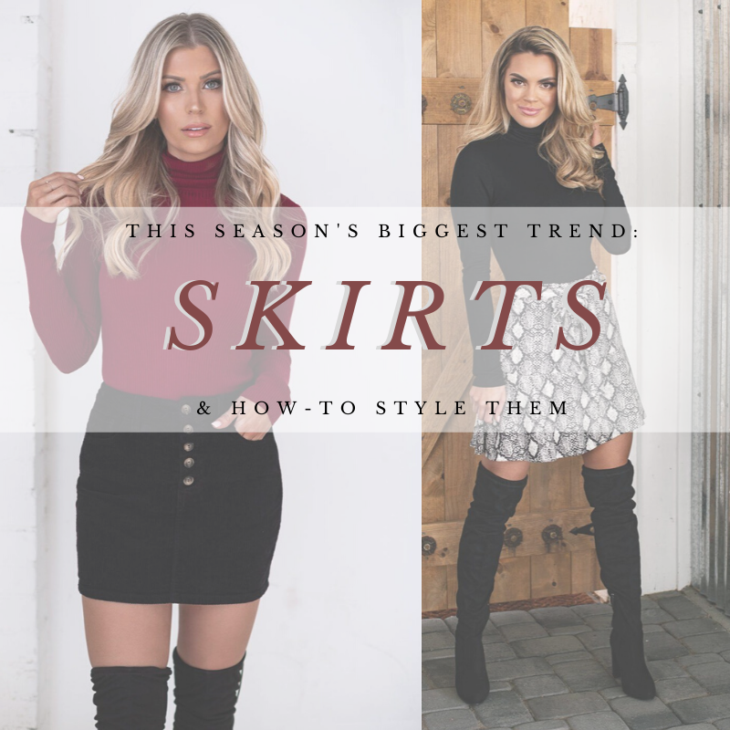 Why Skirt Outfits Are The Biggest Trend This Winter | Priceless