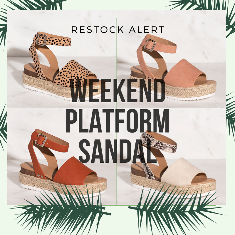 The Weekend Platform Sandals Are Back For 2020 | Priceless