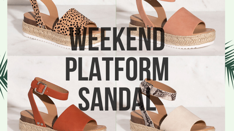 The Weekend Platform Sandals Are Back For 2020 | Priceless