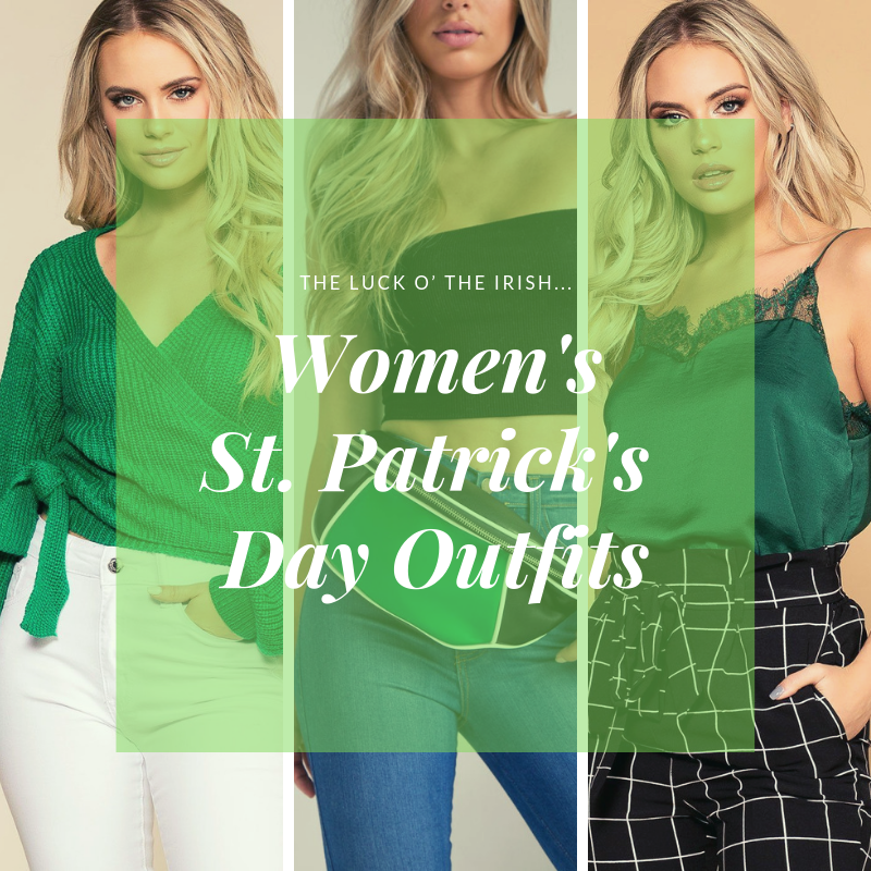 Women's Cute Green Outfits, St. Patrick's Day Accessories