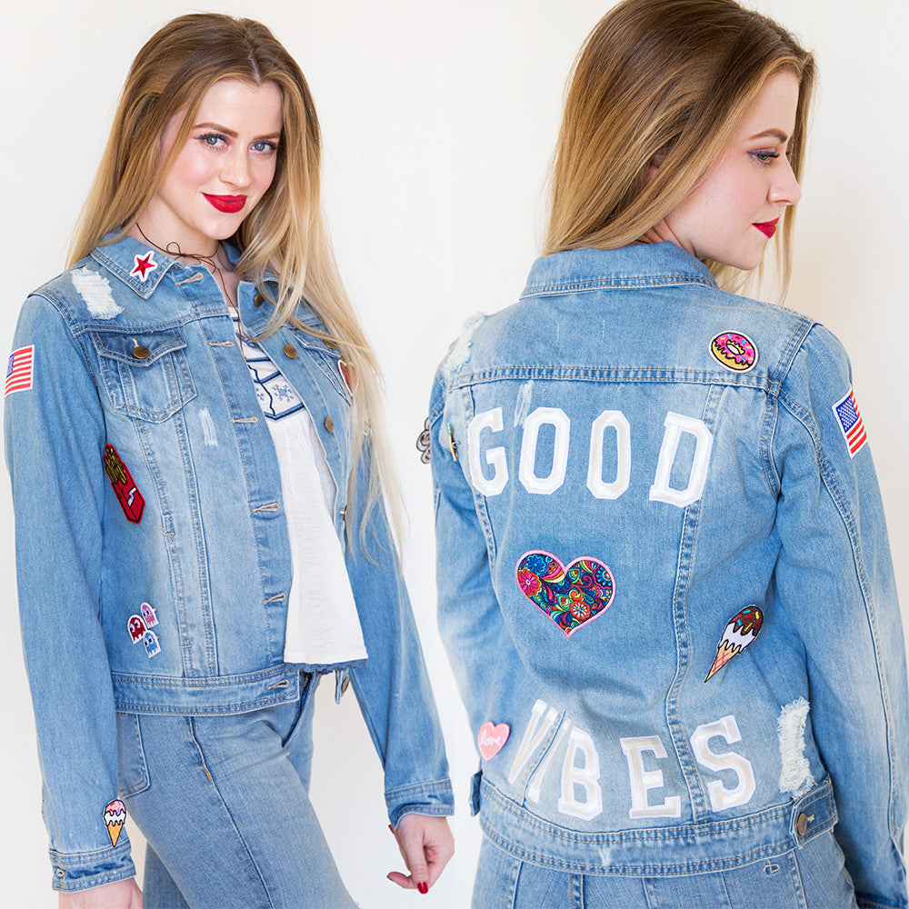 DIY: Patch Denim Jacket + Giveaway!