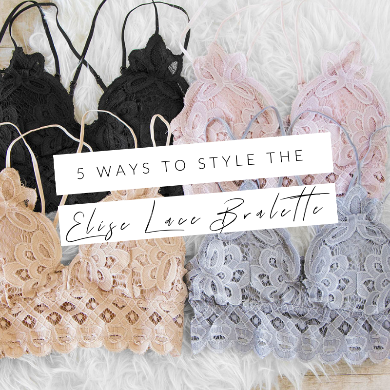 5 Ways to Style the Elise Lace Bralette | Priceless