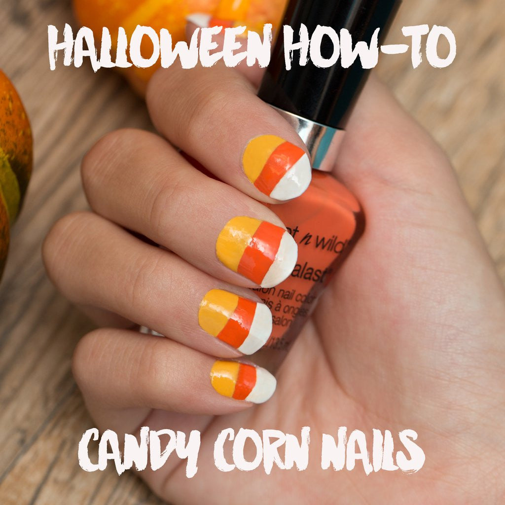 Halloween How-To: Candy Corn Nails