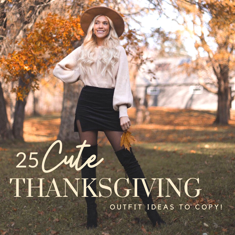 25 Cute Thanksgiving Outfit Ideas | Priceless