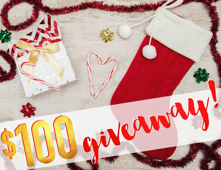 CLOSED - $100 Holiday Giveaway