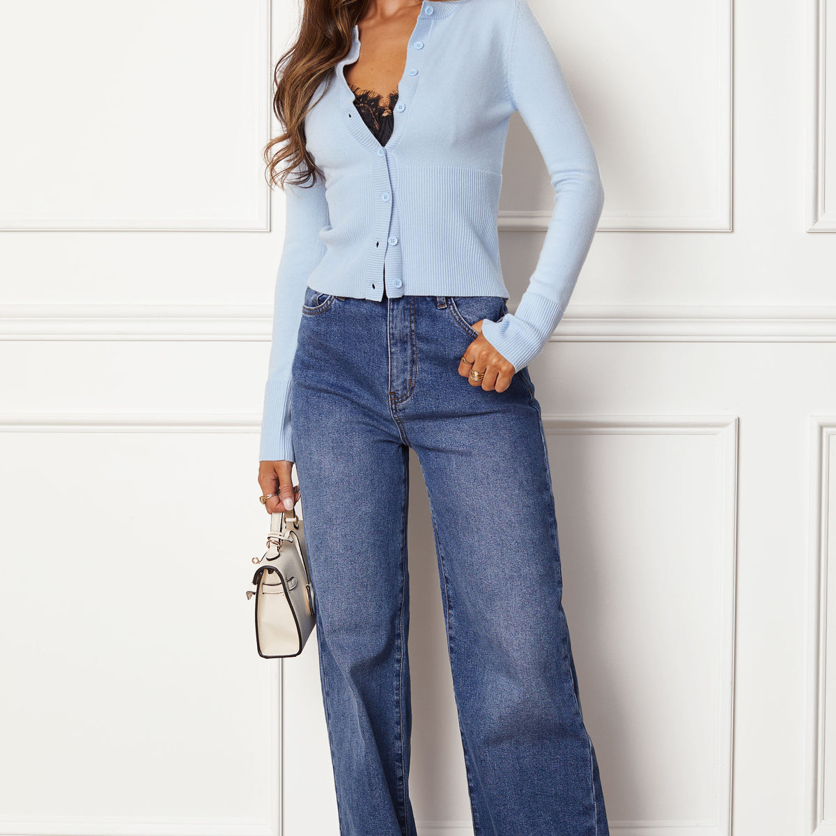 Blakely Blue Cardigan Top – Shop Priceless