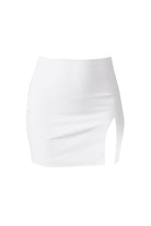 White Slit Skirt