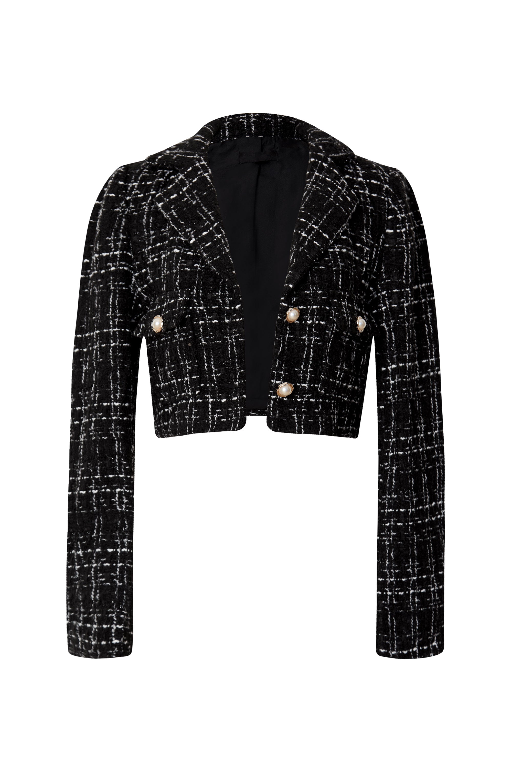 Dionne Black Tweed Jacket by Priceless