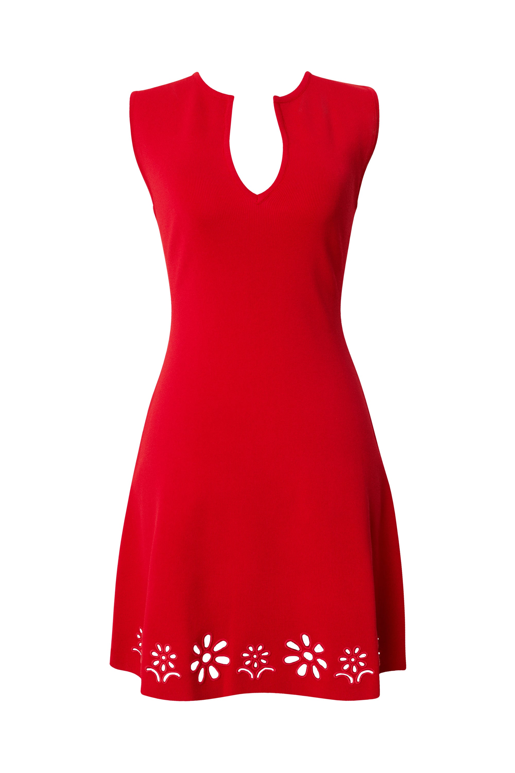 red eyelet mini dress Red Eyelet Mini Dress | Womens | X-Small | 100% Cotton