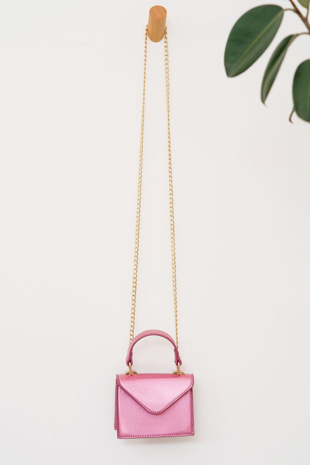 Pink Metallic Mini Purse