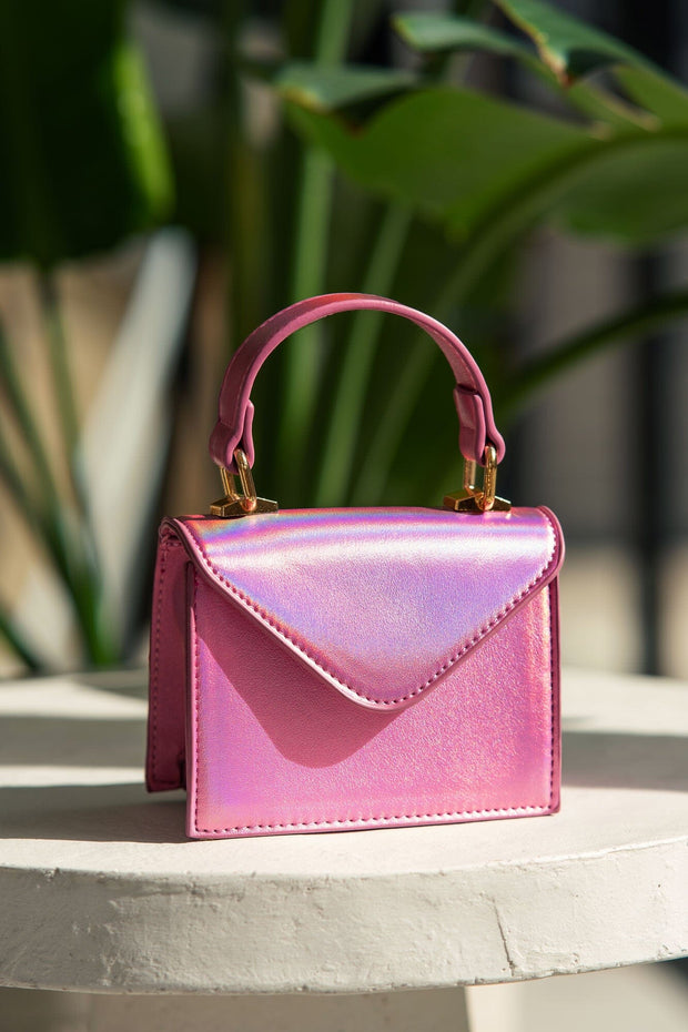 Pink Metallic Mini Purse