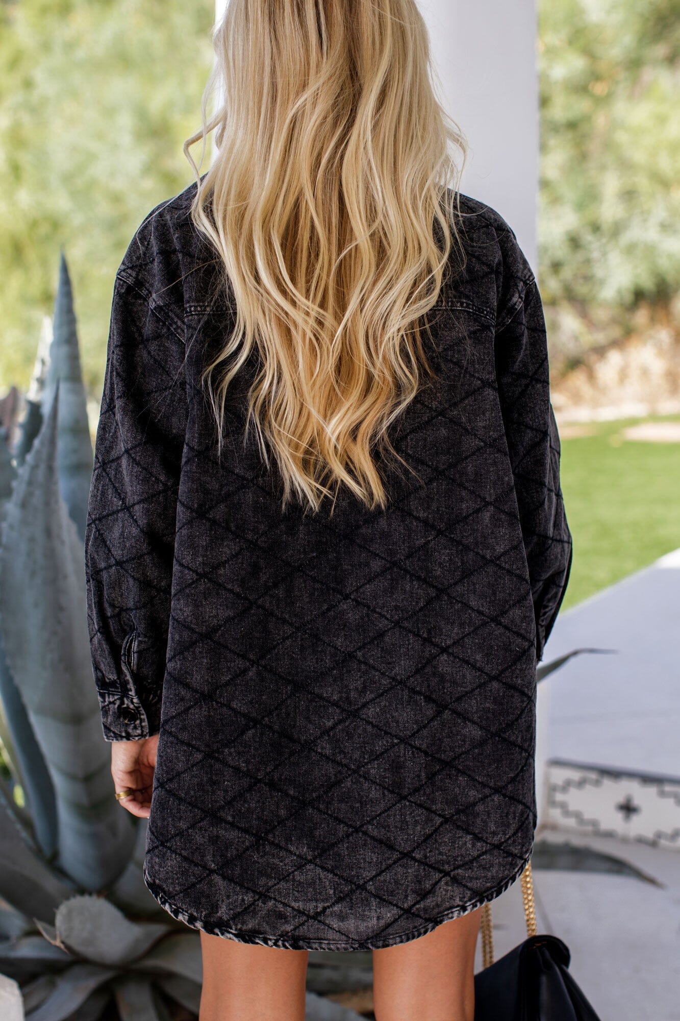 Black Denim Shacket