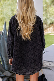 Black Denim Shacket