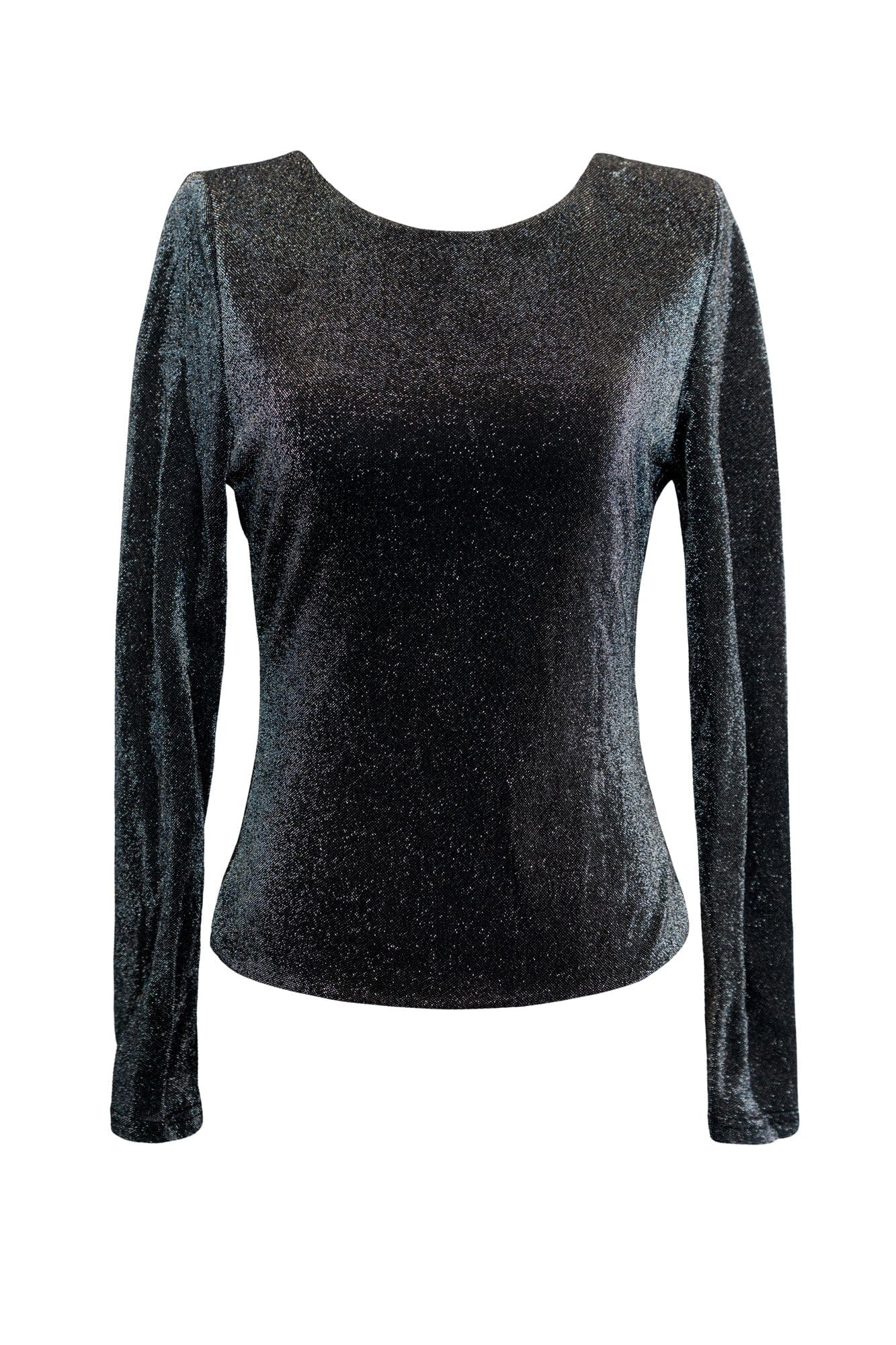 Lina Black Drape Top by Priceless