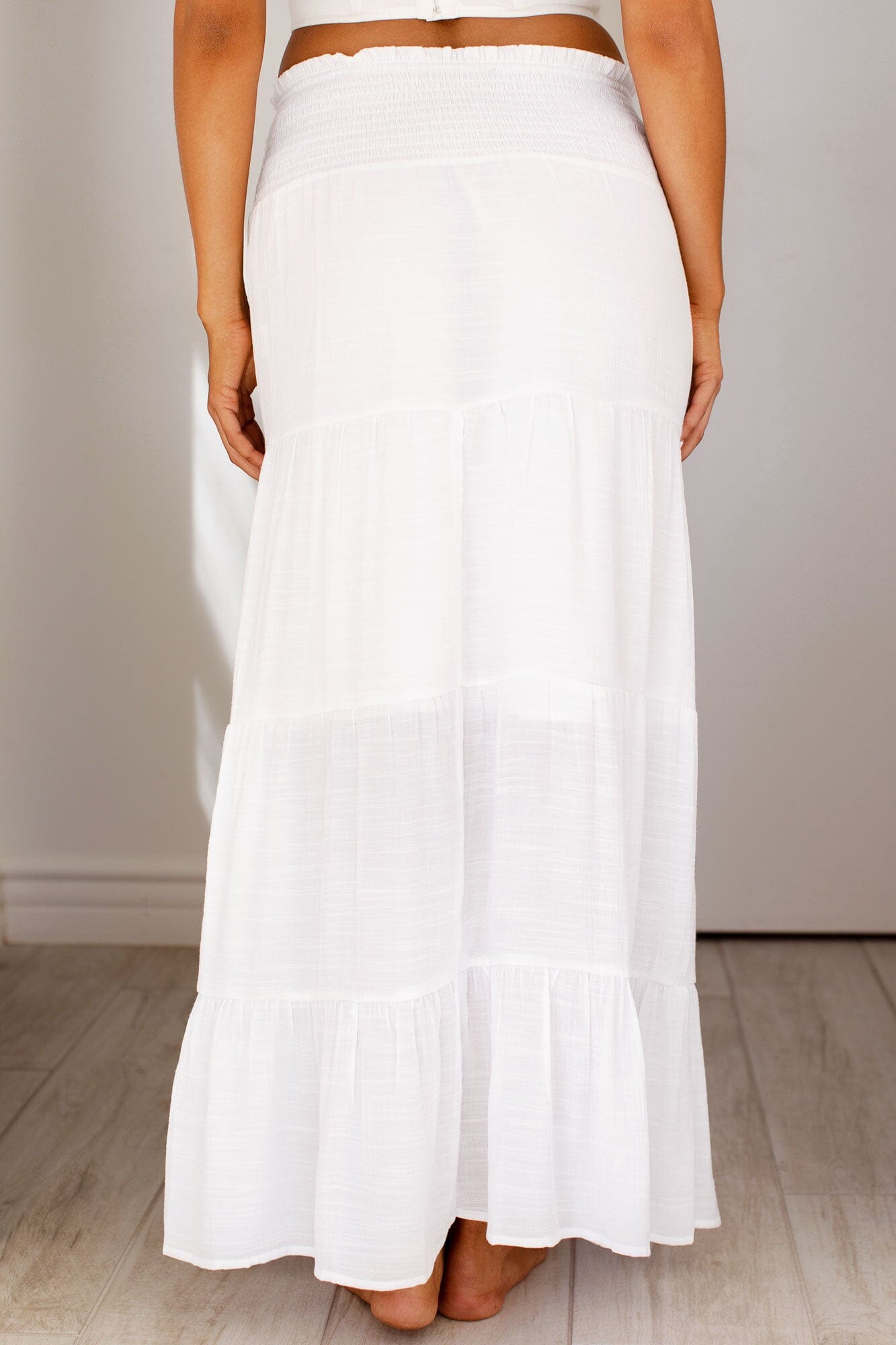 White Maxi Skirt