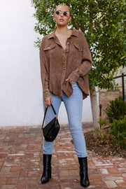 Brown Shacket