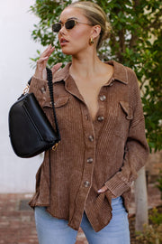 Brown Shacket