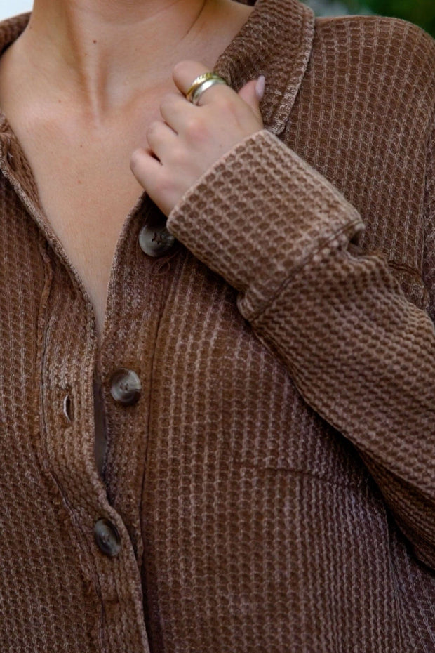 Macie Brown Shacket