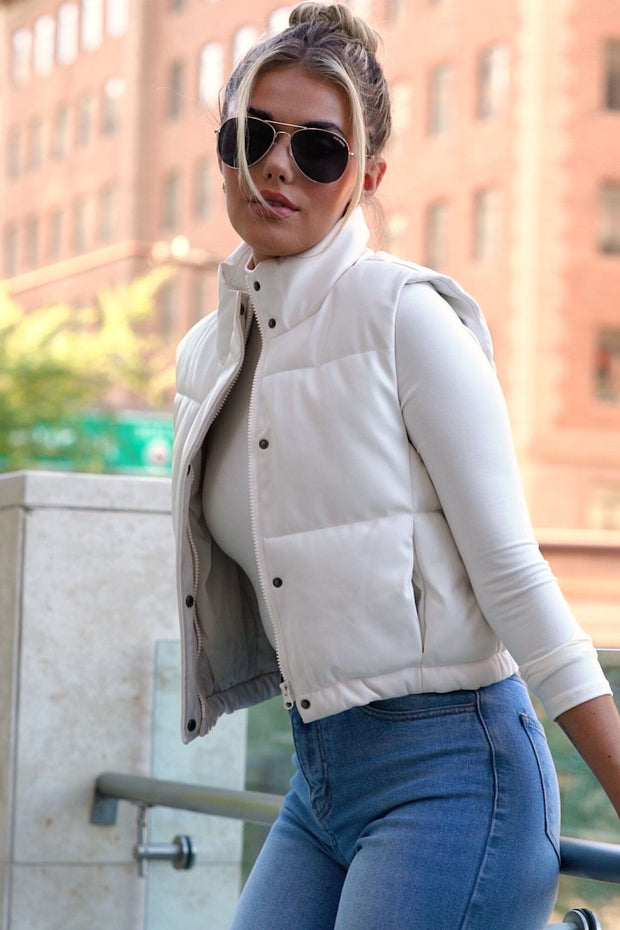 Mason Cream Vest