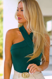 Reece Cross Green Bodysuit