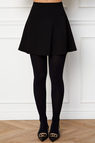 スカート ANDWANG AND Garter mini skirt black S Rowa-Black-Skater-Skirt-