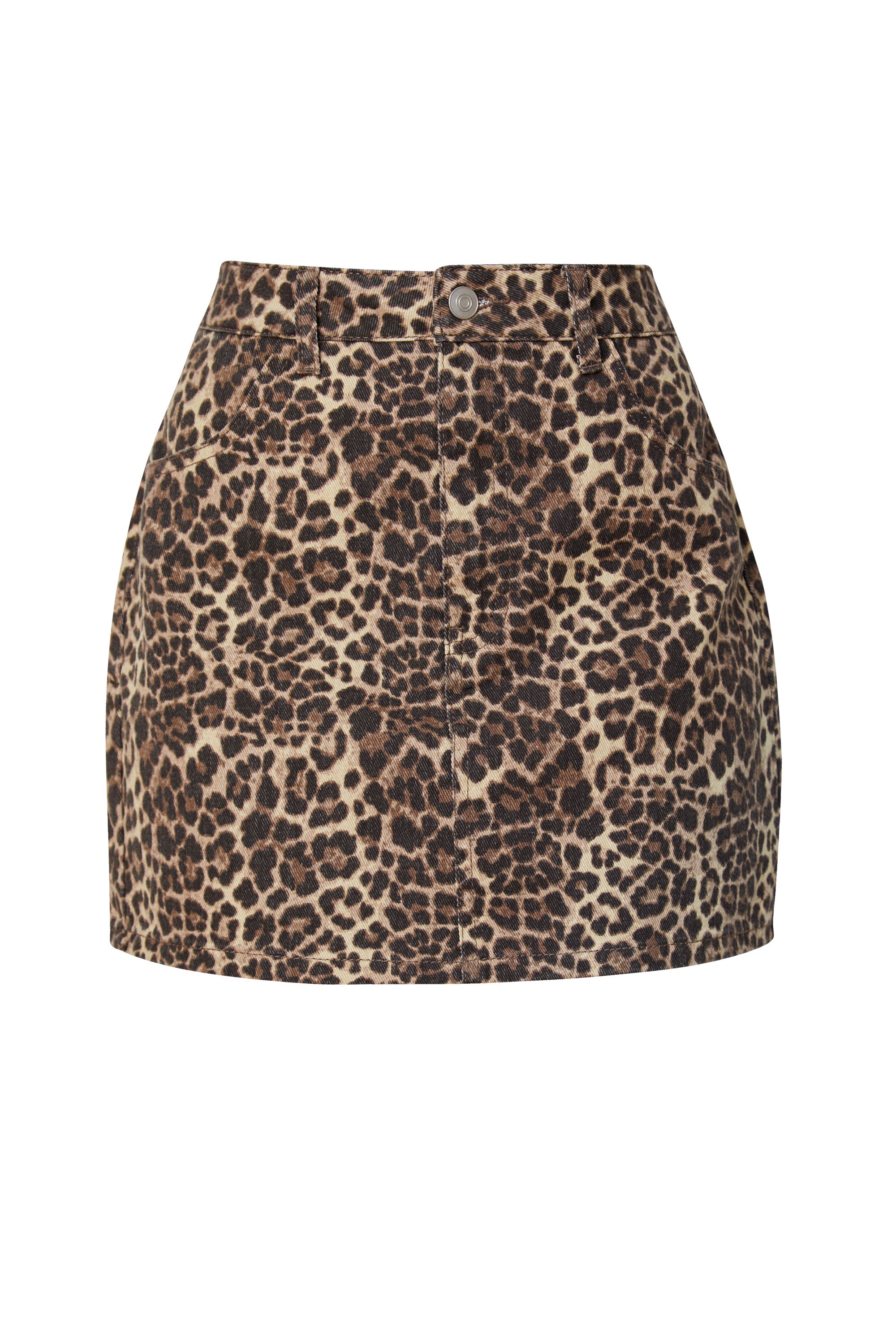 Sadie Leopard Mini Skirt by Priceless