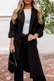 Yvette Black Trench Coat