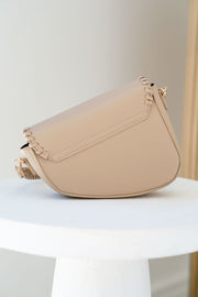 Zenna Sand Asymmetrical Purse
