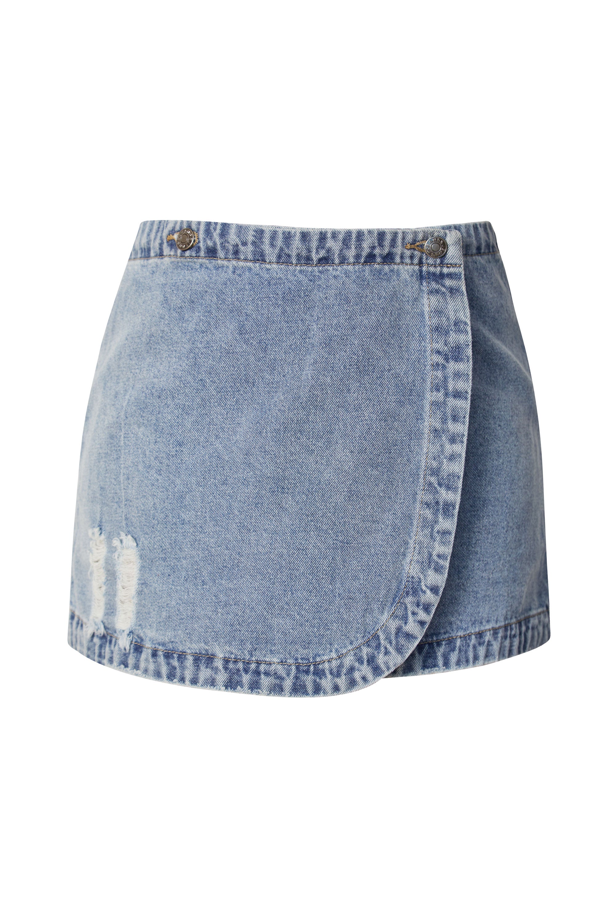 【INCHANT ME】Loti Denim Wrap Mini Skirt Amazon.com: Fnfmrfmr Women's High Waist Tassel Denim Wrap