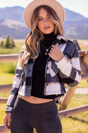 Black Plaid Shacket