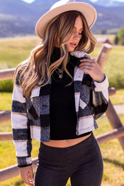 Black Plaid Shacket
