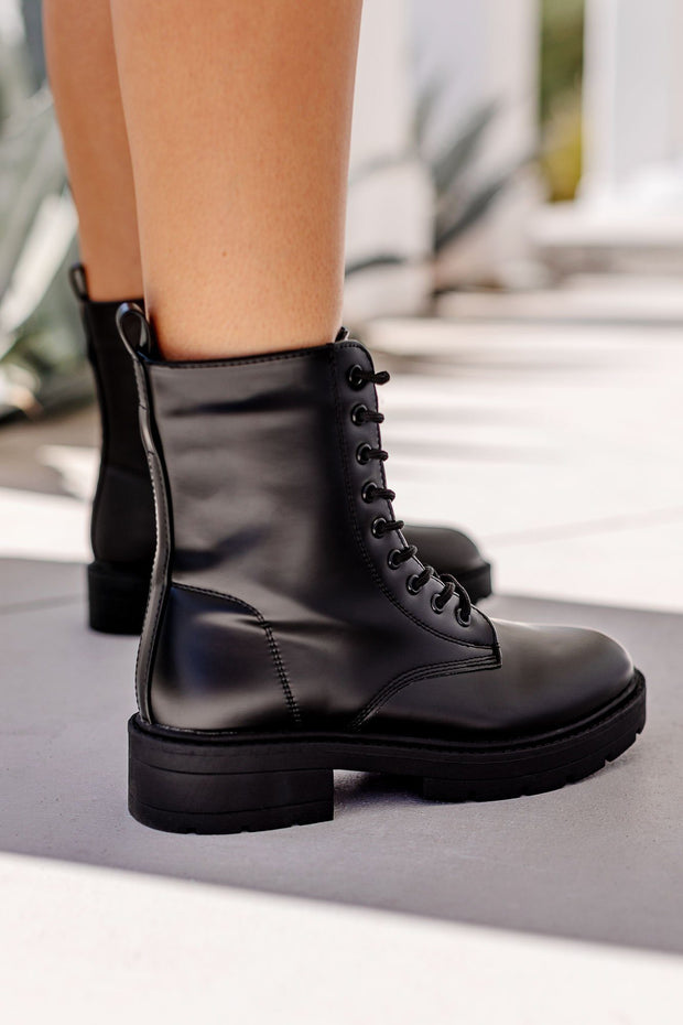 Black Combat Boots