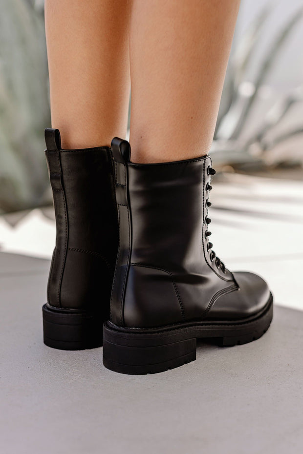 Black Combat Boots