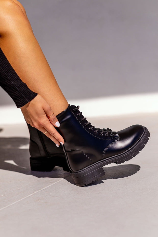 Black Combat Boots