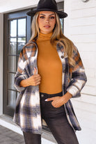 Plaid Navy Shacket