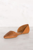 Bea Tan Laser-Cut Flats 
