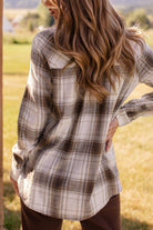 Taupe Plaid Shirt