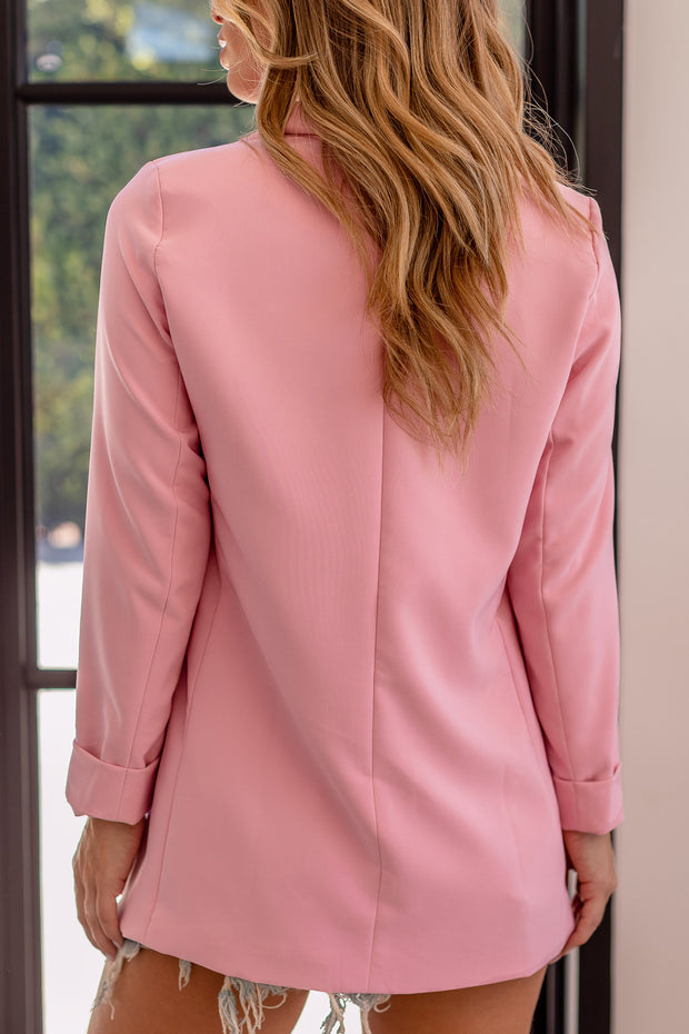 Pink Oversized Blazer