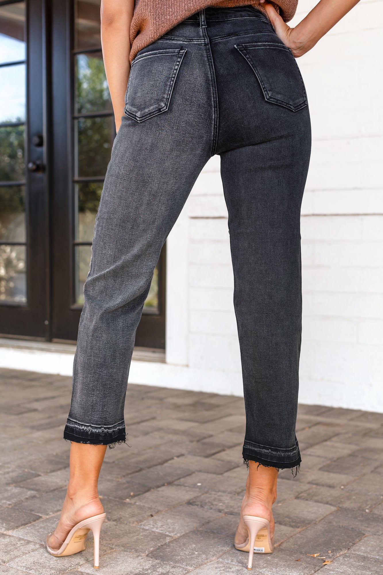 Crossover Black Two Tone Jeans