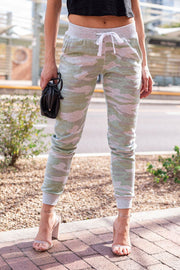 Olive Camo Joggers
